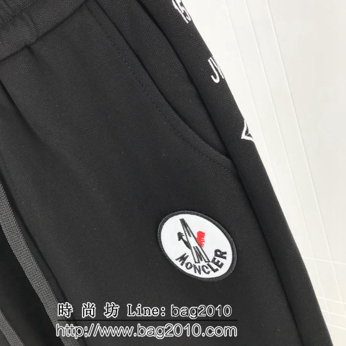 MONCLER蒙口 18年秋季新款 品牌LOGO繡標刺繡 舒適保暖 加絨男款休閒褲 ydi1842